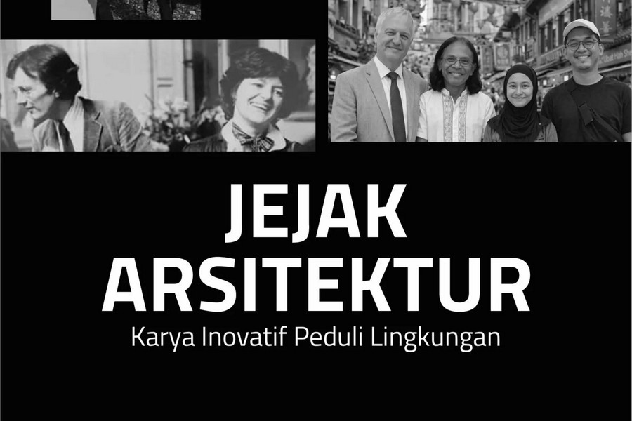 Buku Arsitektur yang berjudul Buku Jejak Arsitektur Karya Inovatif Peduli Lingkungan merupakan karya Martinus Bambang Susetyarto & Dani Dwiyandana.